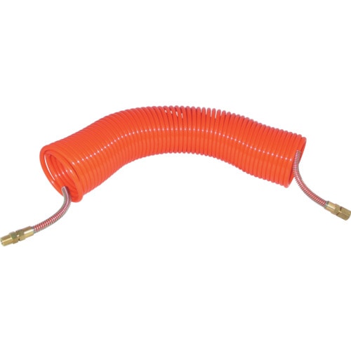 トラスコ中山 明治 エアーコイルホース有効伸長12M(ご注文単位1本)【直送品】