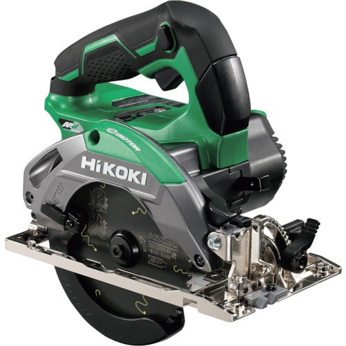 トラスコ中山 HiKOKI コードレス丸のこ 36V 125mm(黒鯱チップソー付) 本体のみ グリーン(ご注文単位1台)【直送品】