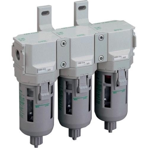 トラスコ中山 CKD FRLユニット F.R.Lコンビネーション 白色シリーズ 接続口径Rc1/4 124-1003(ご注文単位1セット)【直送品】