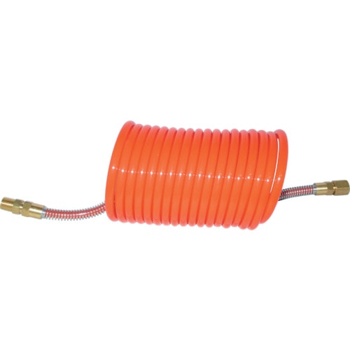 トラスコ中山 明治 エアーコイルホース有効伸長4M(ご注文単位1本)【直送品】