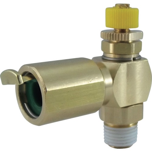 トラスコ中山 チヨダ タッチスピードコントローラα(金属)メーターアウト6mm・R1/8(ご注文単位1個)【直送品】