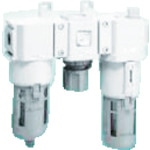 トラスコ中山 CKD FRLユニット F.R.Lコンビネーション 白色シリーズ 接続口径Rc1 441-0769(ご注文単位1セット)【直送品】