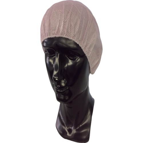 トラスコ中山 東京メディカル でんでん帽(帯電タイプ) ピンク 標準丸型 (50枚入)(ご注文単位1箱)【直送品】