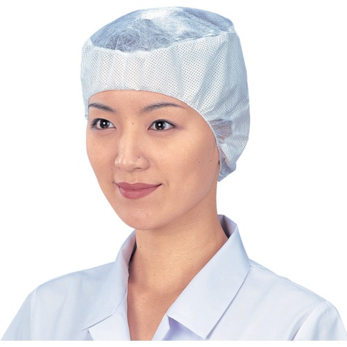 トラスコ中山 東京メディカル キャップ でんでん帽 ツバなし通気型 (50枚入)(ご注文単位1箱)【直送品】