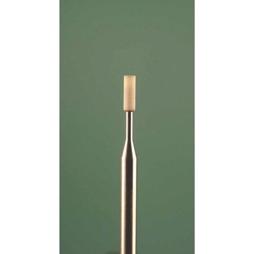 トラスコ中山 ミニモ イエロー砥石 WA#220 φ2 (10本入)（ご注文単位1袋）【直送品】