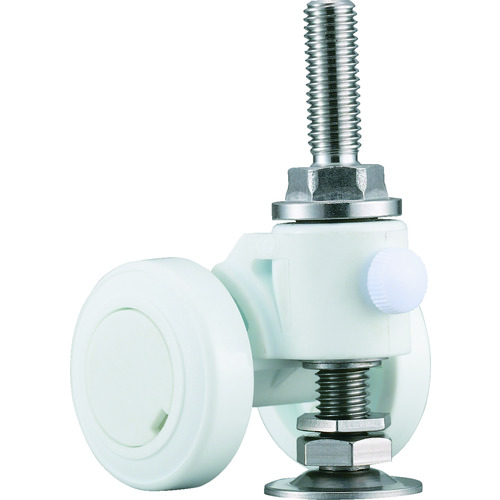 トラスコ中山 パーツ キャスパッド ねじ込み式双輪キャスターナイロン車 荷重58.8 白 305-3831(ご注文単位1個)【直送品】