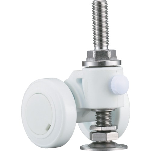 トラスコ中山 パーツ キャスパッド ねじ込み式双輪キャスターナイロン車 荷重117.6 白 305-3849(ご注文単位1個)【直送品】