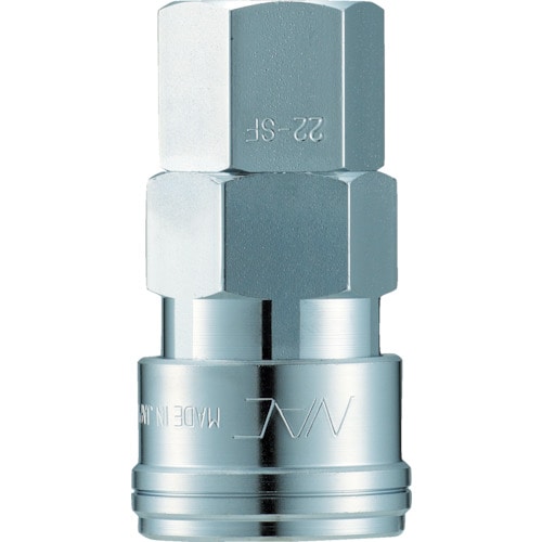 トラスコ中山 ナック クイックカップリング AL40型 鋼鉄製 オネジ取付用 364-3590(ご注文単位1個)【直送品】