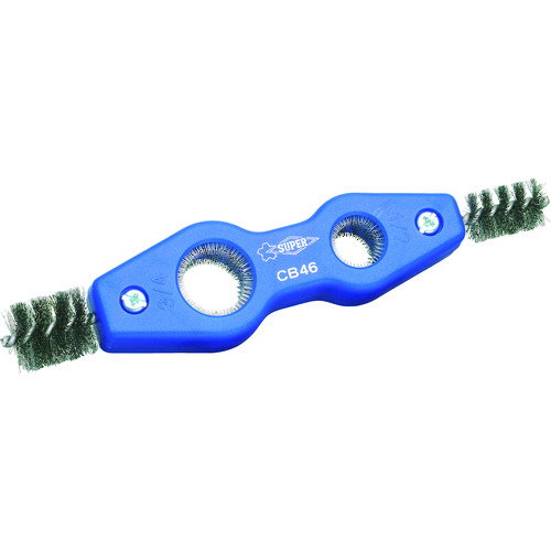 トラスコ中山 スーパー 銅管ブラシ 適応パイプ(インチ):1/2、3/4(内・外) 本体全長:129mm(ご注文単位1個)【直送品】