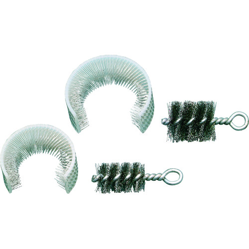 トラスコ中山 スーパー 銅管ブラシ用替ブラシセット セット内容:内ブラシ×2、外ブラシ×2(ご注文単位1セット)【直送品】