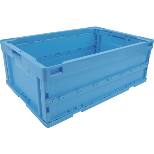 トラスコ中山 リス 折りたたみコンテナー 605340 CB-S56NR青(ご注文単位1個)【直送品】