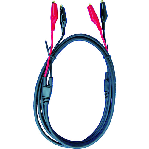 トラスコ中山 テイシン 電機 同軸テストリード1.5m シールドクリップM(金メッキ)両端付（ご注文単位1本）【直送品】