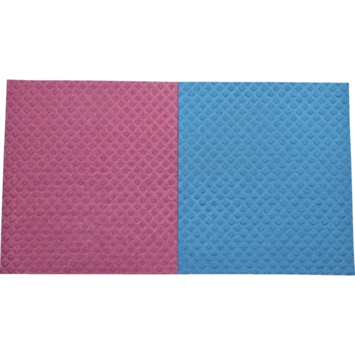 トラスコ中山 3M スコッチ・ブライト セルロースクロス 無地 ピンク・ブルー各1枚入（ご注文単位1パック）【直送品】