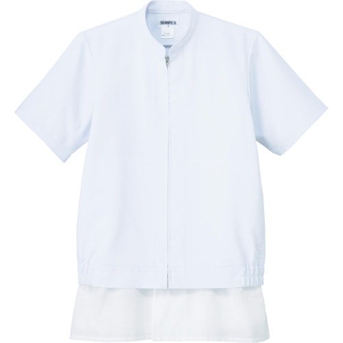 トラスコ中山 サンペックス クールフリーデ男女兼用半袖ジャンパー ホワイト 3L(ご注文単位1着)【直送品】