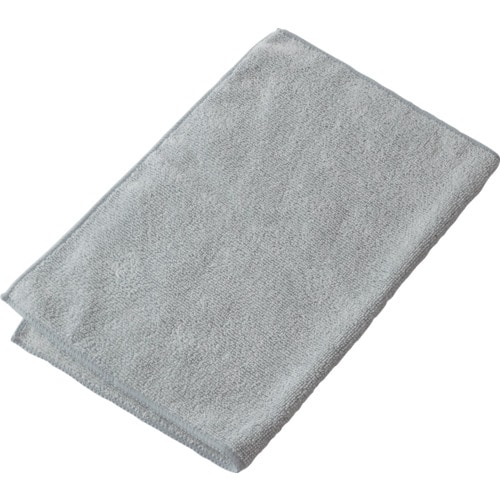 トラスコ中山 テラモト マイクロファイバークロス エコノミー(10枚入) グレー（ご注文単位1袋）【直送品】