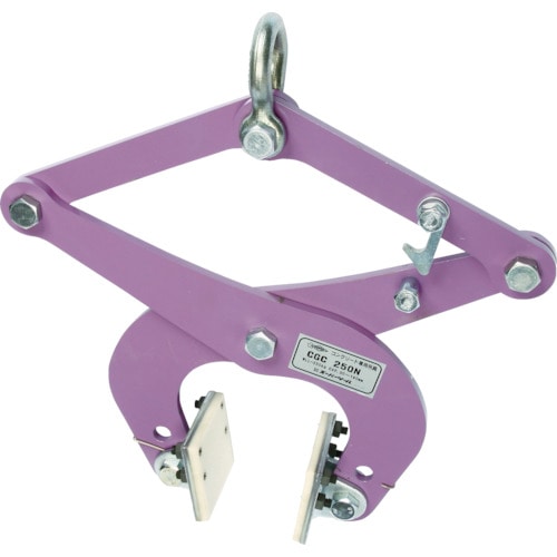 トラスコ中山 スーパー コンクリート二次製品用吊クランプ(パッド式) 容量:500kg(ご注文単位1台)【直送品】