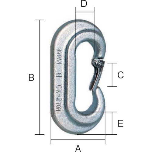 トラスコ中山 OH Cカン 安全レバー付 使用荷重2000kg（ご注文単位1個）【直送品】