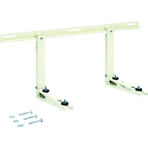 トラスコ中山 日晴金属 エアコン据付台 クーラーキャッチャー エアコン固定寸法幅70~940mm 奥行160~340mm(ご注文単位1台)【直送品】