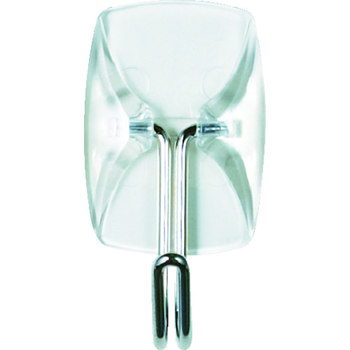 トラスコ中山 3M コマンドフック スイングフック(フック3個・タブS8枚入) 透明（ご注文単位1パック）【直送品】