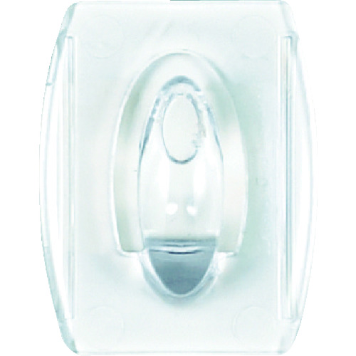 トラスコ中山 3M コマンドフック ミニフック(フック6個・タブS12枚入) 透明(ご注文単位1パック)【直送品】