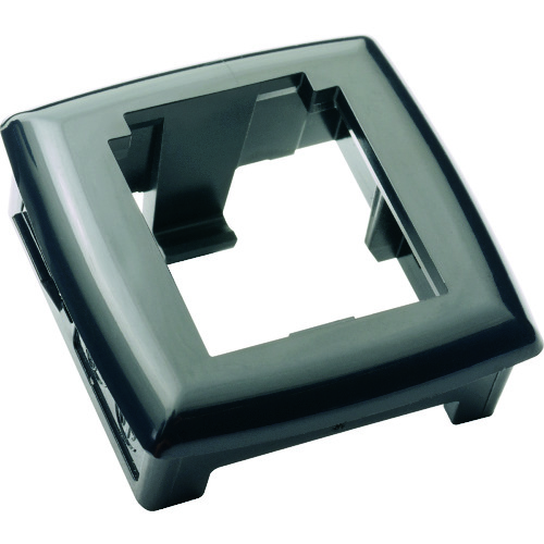 トラスコ中山 パンドウイット 1ポート用アダプタ 黒 (10個入) 829-1252(ご注文単位1袋)【直送品】