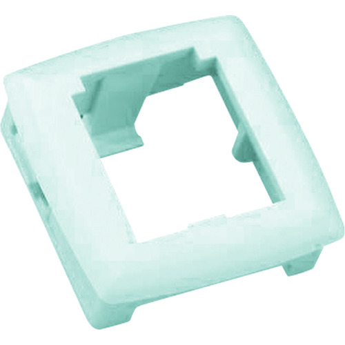 トラスコ中山 パンドウイット 1ポート用アダプタ オフホワイト (10個入)(ご注文単位1袋)【直送品】