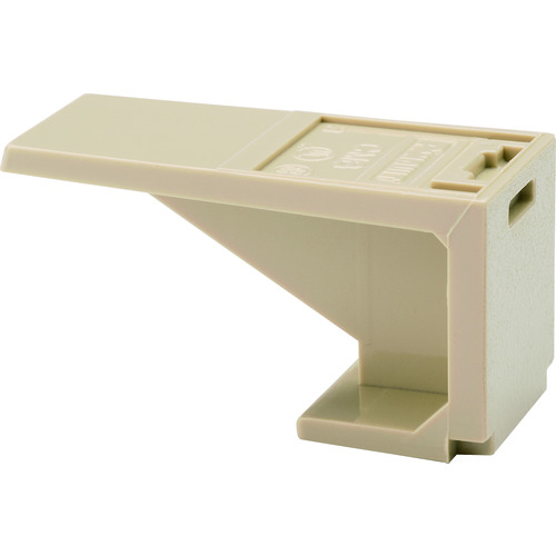 トラスコ中山 パンドウイット ブランクモジュール アイボリー (10個入)(ご注文単位1袋)【直送品】