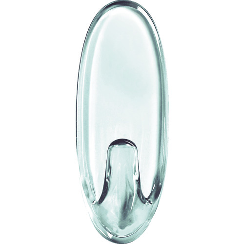 トラスコ中山 3M コマンドフック Mサイズ(フック2個・タブM6枚入) 透明(ご注文単位1パック)【直送品】