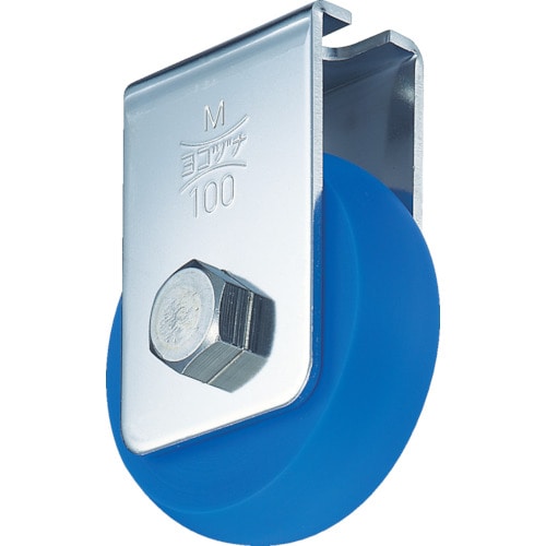 トラスコ中山 ヨコヅナ ベアリング入 MCキャスター戸車 75山R(ご注文単位1個)【直送品】