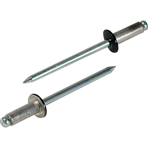 トラスコ中山 エビ カラーリベット ブラック 5-4 (1000本入)(ご注文単位1箱)【直送品】