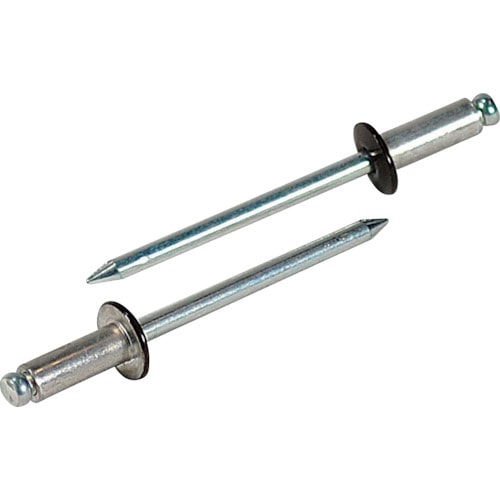 トラスコ中山 エビ カラーブラインドリベット(ブロンズ) アルミ/スティール製 5-4(50本入) エコパック(ご注文単位1パック)【直送品】