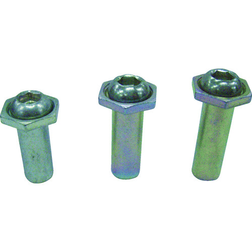 トラスコ中山 エビ パック入りSTロック(10本入)スティール 10-13(ご注文単位1パック)【直送品】