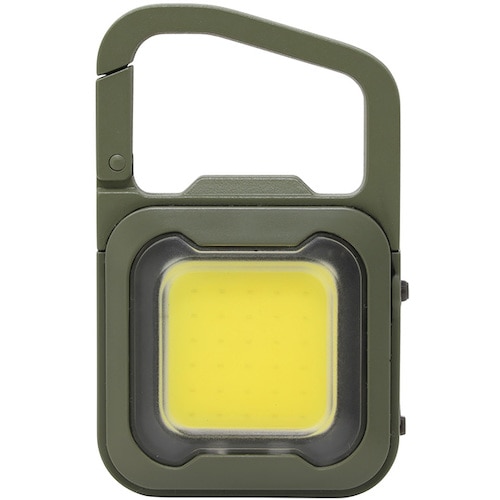 トラスコ中山 ムサシ 充電式スーパーフラッシュライト6Wカーキ(ご注文単位1個)【直送品】