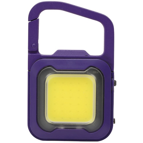 トラスコ中山 ムサシ 充電式スーパーフラッシュライト6Wパープル(ご注文単位1個)【直送品】