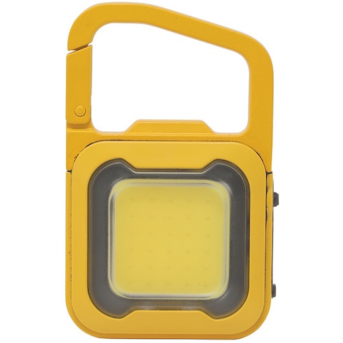 トラスコ中山 ムサシ 充電式スーパーフラッシュライト6Wイエロー(ご注文単位1個)【直送品】