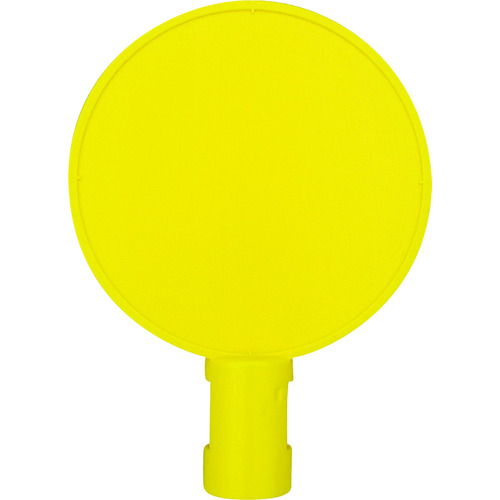 トラスコ中山 カーボーイ カラープラポールサインキャップ イエロー（ご注文単位1個）【直送品】