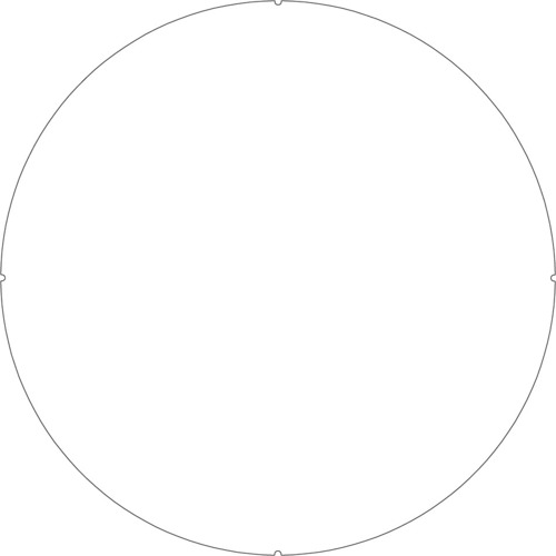 トラスコ中山 カーボーイ カラープラポールサインキャッププレート 無地（ご注文単位1枚）【直送品】