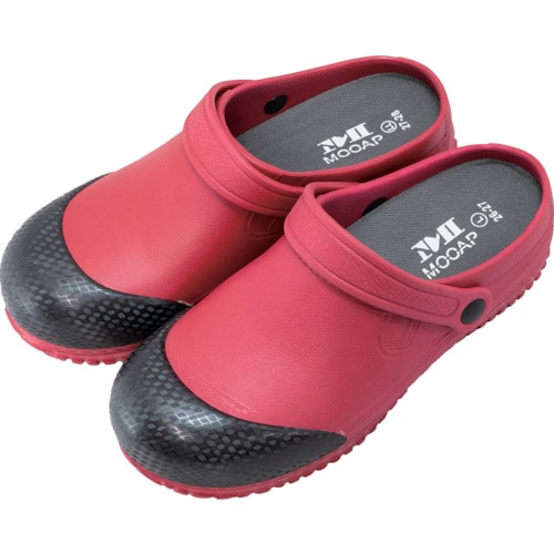 トラスコ中山 モキャップ モキャップリカバリーサンダル レッド M（ご注文単位1足）【直送品】