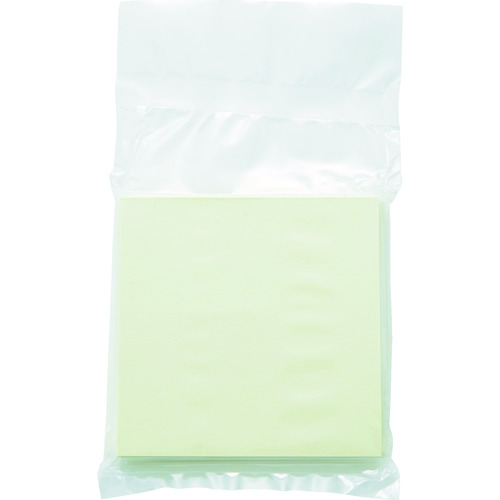 トラスコ中山 TRUSCO クリーンルーム用付箋 黄 75mm×75mm(ご注文単位1冊)【直送品】