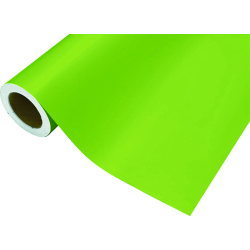 トラスコ中山 中川ケミカル カッティングシート 411イエローグリーン 450mm×2M巻(ご注文単位1巻)【直送品】