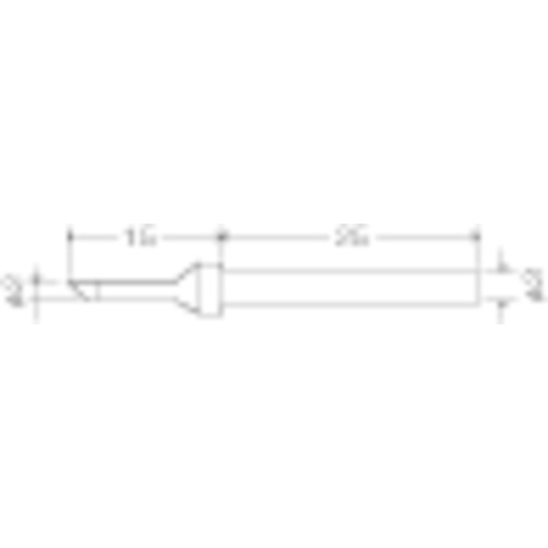 トラスコ中山 グット はんだこてCS-21/31用替こて先2C型(ご注文単位1個)【直送品】