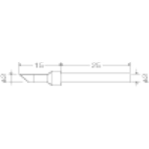 トラスコ中山 グット はんだこてCS-21/32用替こて先3C型(ご注文単位1個)【直送品】