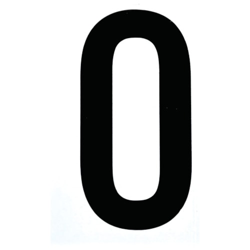 トラスコ中山 TRUSCO カッティング文字50mm 黒 0(ご注文単位1枚)【直送品】