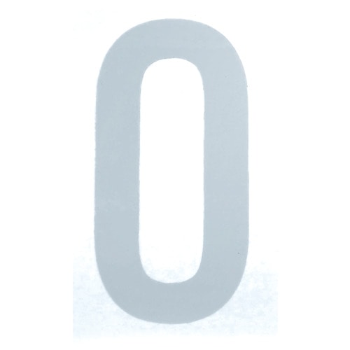 トラスコ中山 TRUSCO カッティング文字50mm 白 0(ご注文単位1枚)【直送品】