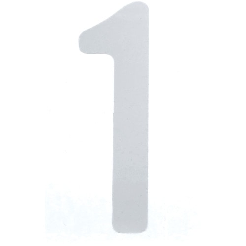 トラスコ中山 TRUSCO カッティング文字50mm 白 1(ご注文単位1枚)【直送品】