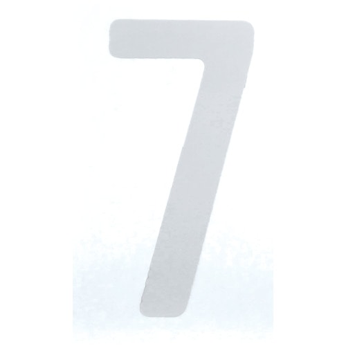 トラスコ中山 TRUSCO カッティング文字50mm 白 7(ご注文単位1枚)【直送品】