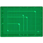トラスコ中山 プラス 48573)カッターマット A4 GR CS-A4 緑(ご注文単位1枚)【直送品】