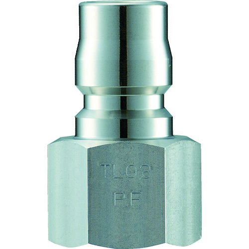 トラスコ中山 ナック クイックカップリング TL型 ステンレス製 オネジ取付用プラグ R3/8（ご注文単位1個）【直送品】