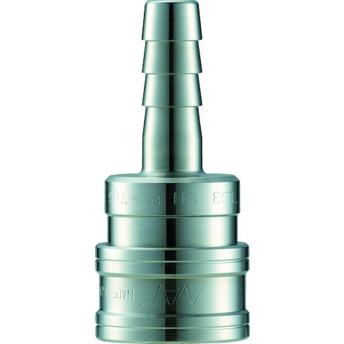 トラスコ中山 ナック クイックカップリング TL型 ステンレス製 ホース取付用ソケット 3/8（ご注文単位1個）【直送品】