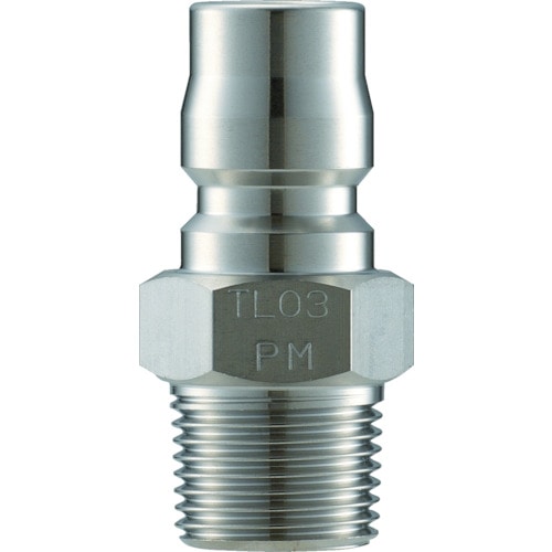 トラスコ中山 ナック クイックカップリング TL型 ステンレス製 メネジ取付用プラグ Rc1(ご注文単位1個)【直送品】